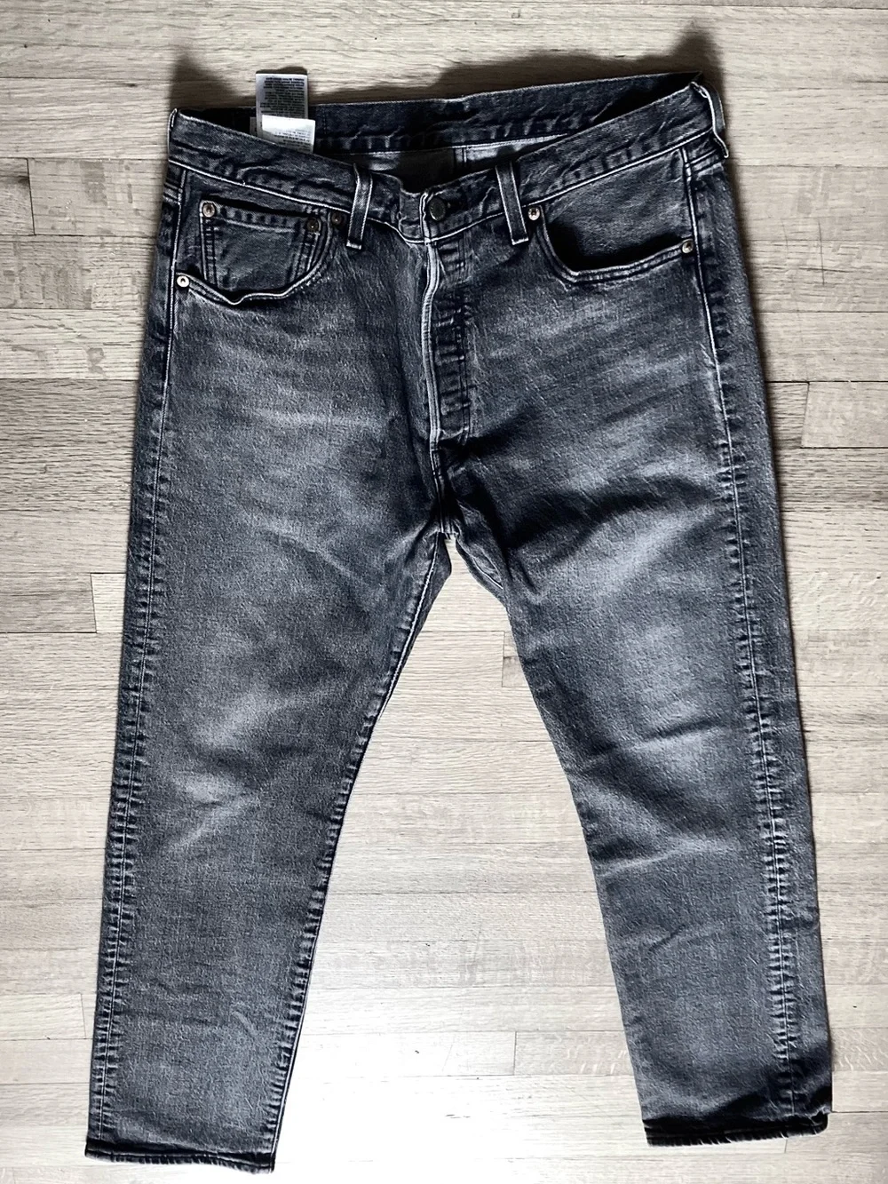 Levi's Men's Skinny Jeans in Black Grey Wash